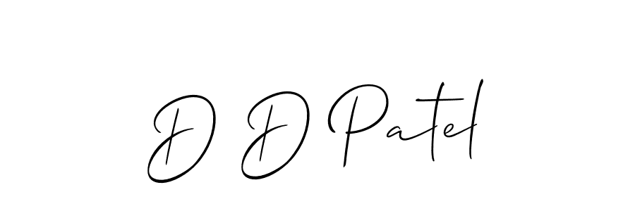 Allison_Script is a professional signature style that is perfect for those who want to add a touch of class to their signature. It is also a great choice for those who want to make their signature more unique. Get D D Patel name to fancy signature for free. D D Patel signature style 2 images and pictures png