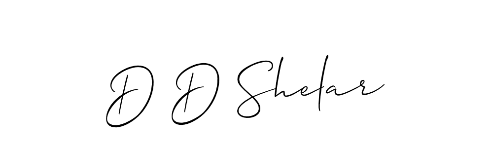 Create a beautiful signature design for name D D Shelar. With this signature (Allison_Script) fonts, you can make a handwritten signature for free. D D Shelar signature style 2 images and pictures png