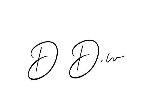 D D.w stylish signature style. Best Handwritten Sign (Allison_Script) for my name. Handwritten Signature Collection Ideas for my name D D.w. D D.w signature style 2 images and pictures png