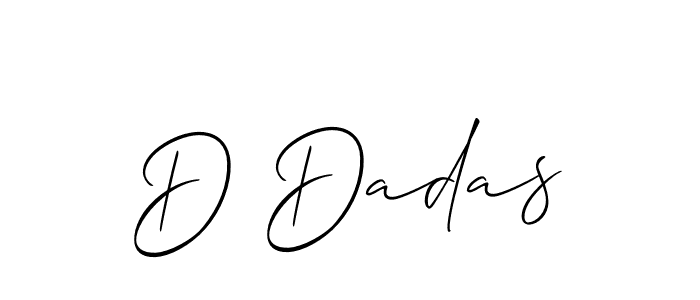 How to Draw D Dadas signature style? Allison_Script is a latest design signature styles for name D Dadas. D Dadas signature style 2 images and pictures png