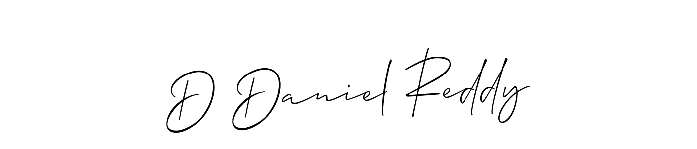 Also we have D Daniel Reddy name is the best signature style. Create professional handwritten signature collection using Allison_Script autograph style. D Daniel Reddy signature style 2 images and pictures png
