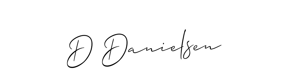 Allison_Script is a professional signature style that is perfect for those who want to add a touch of class to their signature. It is also a great choice for those who want to make their signature more unique. Get D Danielsen name to fancy signature for free. D Danielsen signature style 2 images and pictures png