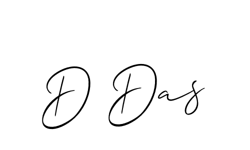 if you are searching for the best signature style for your name D Das. so please give up your signature search. here we have designed multiple signature styles  using Allison_Script. D Das signature style 2 images and pictures png