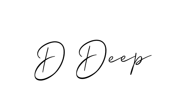 Once you've used our free online signature maker to create your best signature Allison_Script style, it's time to enjoy all of the benefits that D Deep name signing documents. D Deep signature style 2 images and pictures png