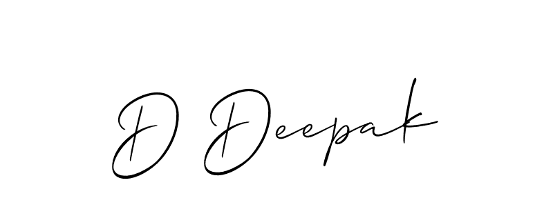 Also we have D Deepak name is the best signature style. Create professional handwritten signature collection using Allison_Script autograph style. D Deepak signature style 2 images and pictures png