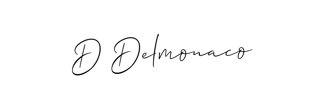 Make a short D Delmonaco signature style. Manage your documents anywhere anytime using Allison_Script. Create and add eSignatures, submit forms, share and send files easily. D Delmonaco signature style 2 images and pictures png