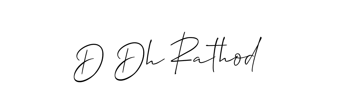 Make a beautiful signature design for name D Dh Rathod. Use this online signature maker to create a handwritten signature for free. D Dh Rathod signature style 2 images and pictures png