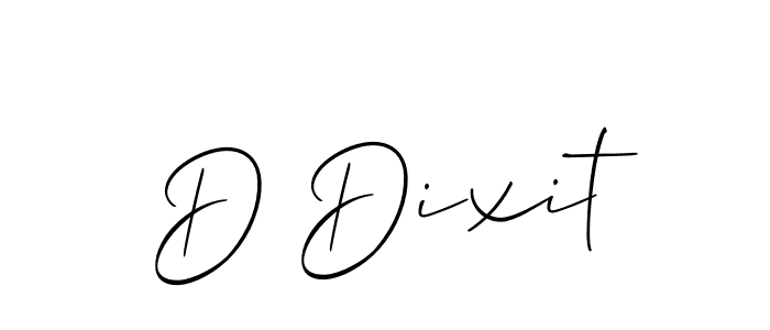 Create a beautiful signature design for name D Dixit. With this signature (Allison_Script) fonts, you can make a handwritten signature for free. D Dixit signature style 2 images and pictures png