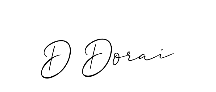 Similarly Allison_Script is the best handwritten signature design. Signature creator online .You can use it as an online autograph creator for name D Dorai. D Dorai signature style 2 images and pictures png