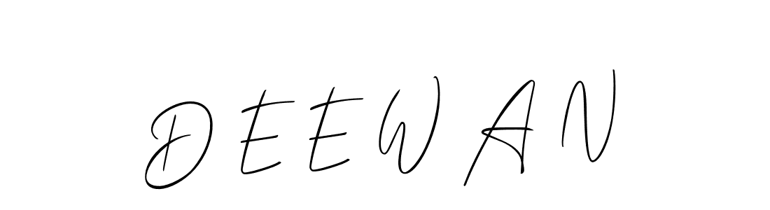 Make a beautiful signature design for name D E E W A N. Use this online signature maker to create a handwritten signature for free. D E E W A N signature style 2 images and pictures png