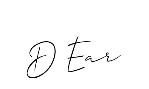 This is the best signature style for the D Ear name. Also you like these signature font (Allison_Script). Mix name signature. D Ear signature style 2 images and pictures png