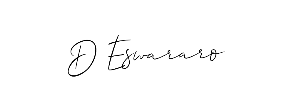 Make a beautiful signature design for name D Eswararo. Use this online signature maker to create a handwritten signature for free. D Eswararo signature style 2 images and pictures png