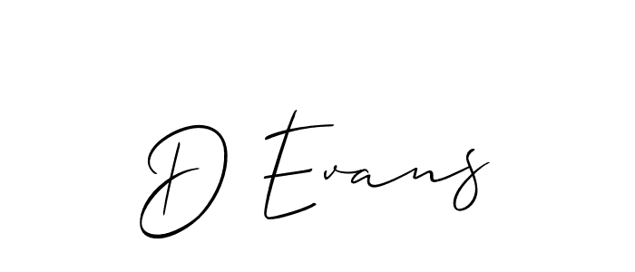 It looks lik you need a new signature style for name D Evans. Design unique handwritten (Allison_Script) signature with our free signature maker in just a few clicks. D Evans signature style 2 images and pictures png