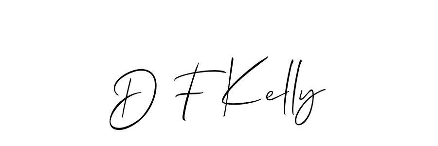 It looks lik you need a new signature style for name D F Kelly. Design unique handwritten (Allison_Script) signature with our free signature maker in just a few clicks. D F Kelly signature style 2 images and pictures png