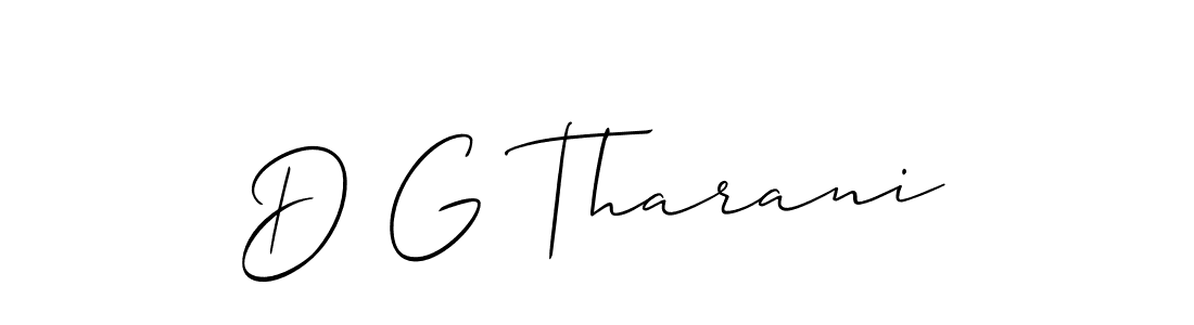 This is the best signature style for the D G Tharani name. Also you like these signature font (Allison_Script). Mix name signature. D G Tharani signature style 2 images and pictures png