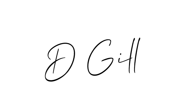 D Gill stylish signature style. Best Handwritten Sign (Allison_Script) for my name. Handwritten Signature Collection Ideas for my name D Gill. D Gill signature style 2 images and pictures png