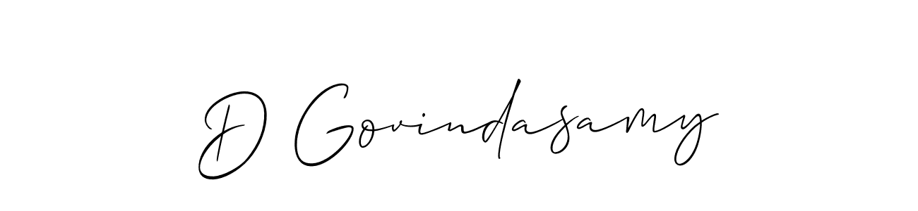 Make a beautiful signature design for name D Govindasamy. Use this online signature maker to create a handwritten signature for free. D Govindasamy signature style 2 images and pictures png