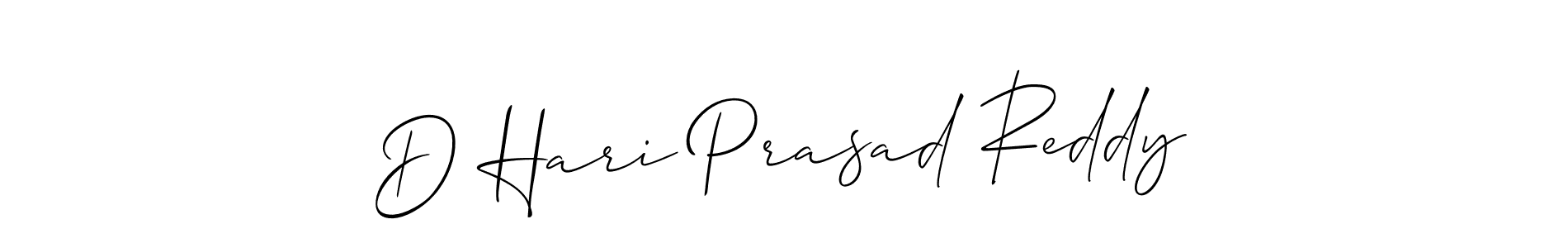 Make a beautiful signature design for name D Hari Prasad Reddy. Use this online signature maker to create a handwritten signature for free. D Hari Prasad Reddy signature style 2 images and pictures png