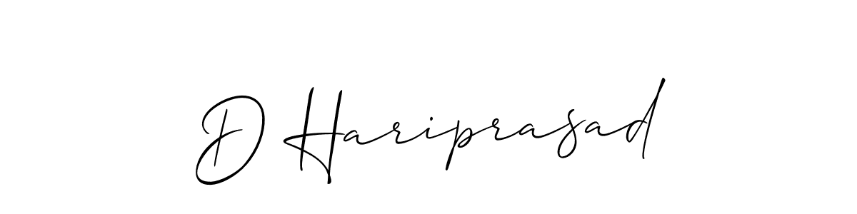 Best and Professional Signature Style for D Hariprasad. Allison_Script Best Signature Style Collection. D Hariprasad signature style 2 images and pictures png