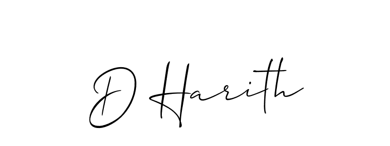 Similarly Allison_Script is the best handwritten signature design. Signature creator online .You can use it as an online autograph creator for name D Harith. D Harith signature style 2 images and pictures png