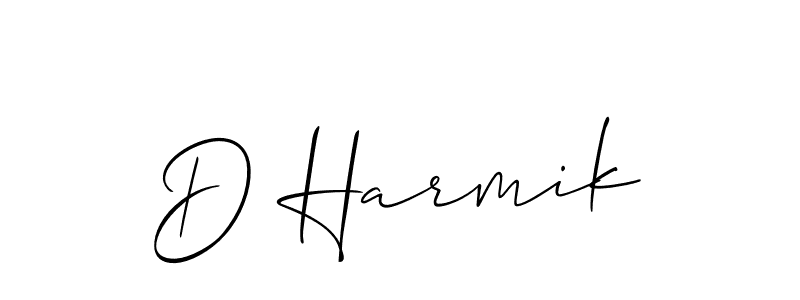 It looks lik you need a new signature style for name D Harmik. Design unique handwritten (Allison_Script) signature with our free signature maker in just a few clicks. D Harmik signature style 2 images and pictures png