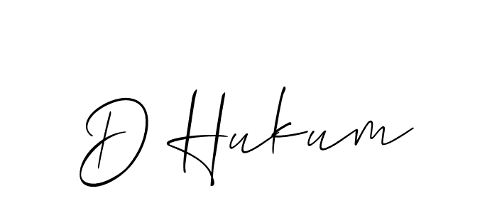 Use a signature maker to create a handwritten signature online. With this signature software, you can design (Allison_Script) your own signature for name D Hukum. D Hukum signature style 2 images and pictures png