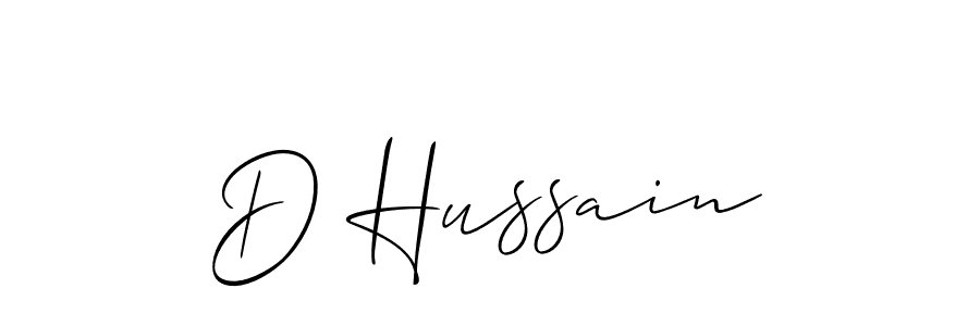 Similarly Allison_Script is the best handwritten signature design. Signature creator online .You can use it as an online autograph creator for name D Hussain. D Hussain signature style 2 images and pictures png