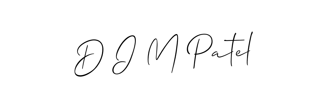 D I M Patel stylish signature style. Best Handwritten Sign (Allison_Script) for my name. Handwritten Signature Collection Ideas for my name D I M Patel. D I M Patel signature style 2 images and pictures png