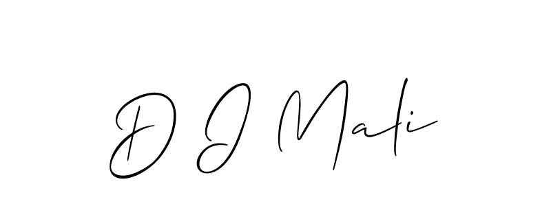 Similarly Allison_Script is the best handwritten signature design. Signature creator online .You can use it as an online autograph creator for name D I Mali. D I Mali signature style 2 images and pictures png