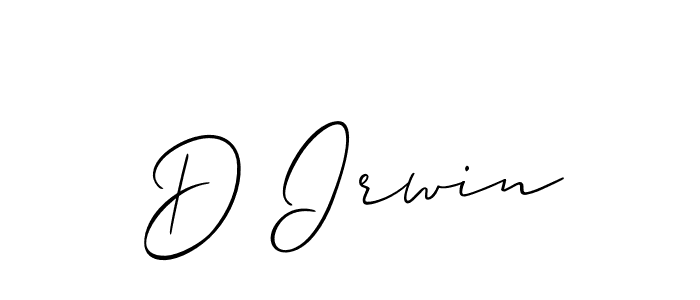Similarly Allison_Script is the best handwritten signature design. Signature creator online .You can use it as an online autograph creator for name D Irwin. D Irwin signature style 2 images and pictures png