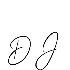 Allison_Script is a professional signature style that is perfect for those who want to add a touch of class to their signature. It is also a great choice for those who want to make their signature more unique. Get D J name to fancy signature for free. D J signature style 2 images and pictures png