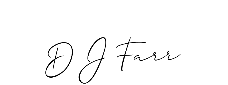 Best and Professional Signature Style for D J Farr. Allison_Script Best Signature Style Collection. D J Farr signature style 2 images and pictures png