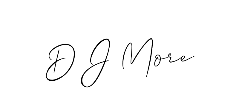 if you are searching for the best signature style for your name D J More. so please give up your signature search. here we have designed multiple signature styles  using Allison_Script. D J More signature style 2 images and pictures png