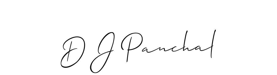 Make a short D J Panchal signature style. Manage your documents anywhere anytime using Allison_Script. Create and add eSignatures, submit forms, share and send files easily. D J Panchal signature style 2 images and pictures png