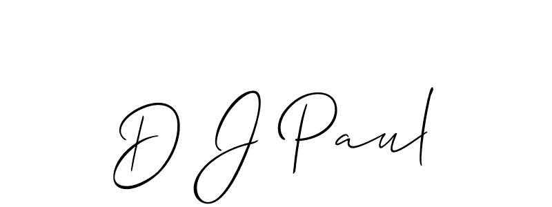 How to Draw D J Paul signature style? Allison_Script is a latest design signature styles for name D J Paul. D J Paul signature style 2 images and pictures png