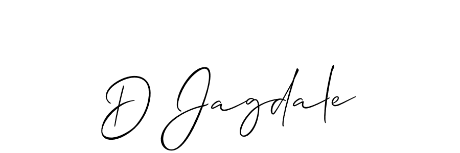 Best and Professional Signature Style for D Jagdale. Allison_Script Best Signature Style Collection. D Jagdale signature style 2 images and pictures png