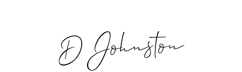 Also we have D Johnston name is the best signature style. Create professional handwritten signature collection using Allison_Script autograph style. D Johnston signature style 2 images and pictures png