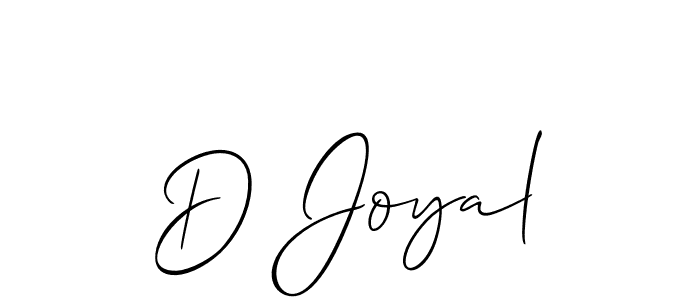 Also You can easily find your signature by using the search form. We will create D Joyal name handwritten signature images for you free of cost using Allison_Script sign style. D Joyal signature style 2 images and pictures png