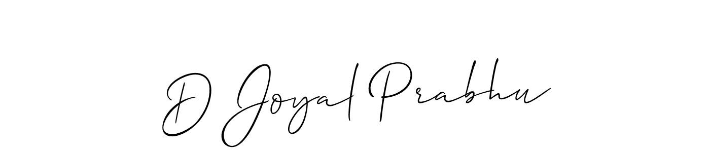 Similarly Allison_Script is the best handwritten signature design. Signature creator online .You can use it as an online autograph creator for name D Joyal Prabhu. D Joyal Prabhu signature style 2 images and pictures png