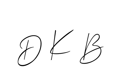 Make a short D K B signature style. Manage your documents anywhere anytime using Allison_Script. Create and add eSignatures, submit forms, share and send files easily. D K B signature style 2 images and pictures png