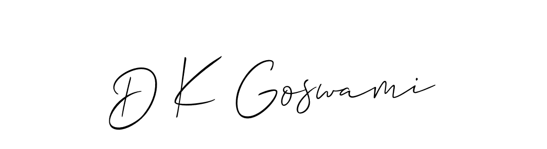 Best and Professional Signature Style for D K Goswami. Allison_Script Best Signature Style Collection. D K Goswami signature style 2 images and pictures png