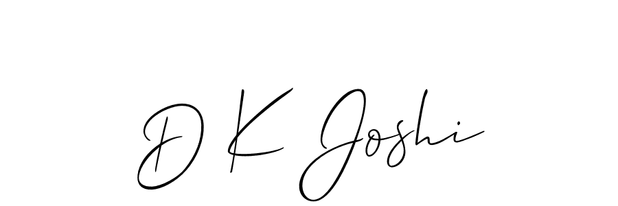 Best and Professional Signature Style for D K Joshi. Allison_Script Best Signature Style Collection. D K Joshi signature style 2 images and pictures png