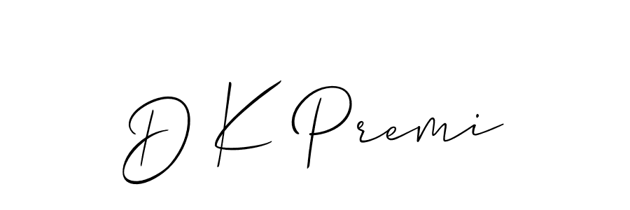 Best and Professional Signature Style for D K Premi. Allison_Script Best Signature Style Collection. D K Premi signature style 2 images and pictures png