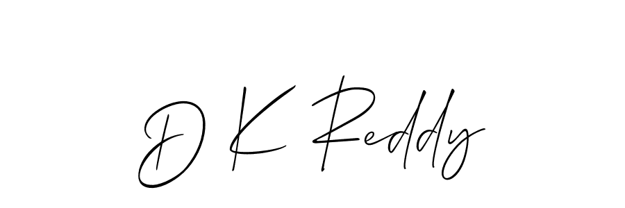 Make a beautiful signature design for name D K Reddy. Use this online signature maker to create a handwritten signature for free. D K Reddy signature style 2 images and pictures png