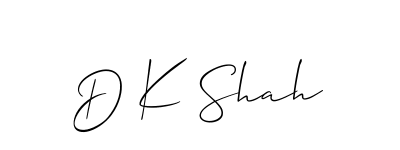 Make a beautiful signature design for name D K Shah. Use this online signature maker to create a handwritten signature for free. D K Shah signature style 2 images and pictures png