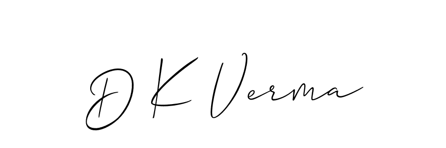 How to Draw D K Verma signature style? Allison_Script is a latest design signature styles for name D K Verma. D K Verma signature style 2 images and pictures png