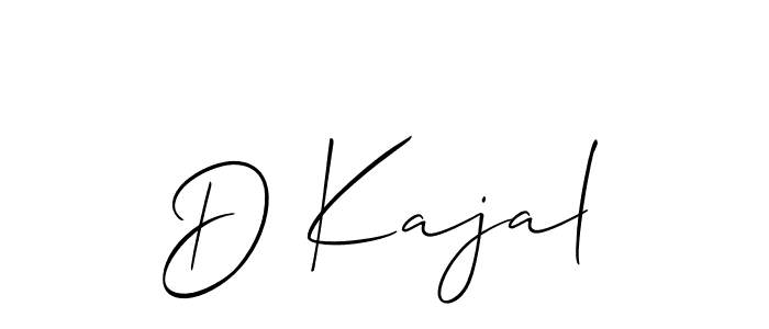 Once you've used our free online signature maker to create your best signature Allison_Script style, it's time to enjoy all of the benefits that D Kajal name signing documents. D Kajal signature style 2 images and pictures png