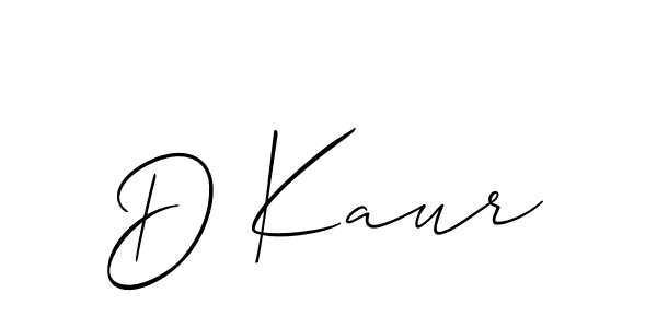 Make a beautiful signature design for name D Kaur. Use this online signature maker to create a handwritten signature for free. D Kaur signature style 2 images and pictures png