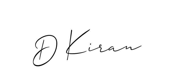 Once you've used our free online signature maker to create your best signature Allison_Script style, it's time to enjoy all of the benefits that D Kiran name signing documents. D Kiran signature style 2 images and pictures png