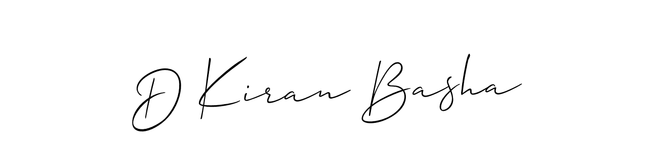 Once you've used our free online signature maker to create your best signature Allison_Script style, it's time to enjoy all of the benefits that D Kiran Basha name signing documents. D Kiran Basha signature style 2 images and pictures png